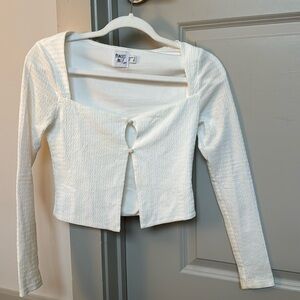 Open front long sleeve